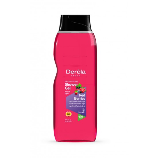 Dušas gels DERELA 750ml - RED BERRIES