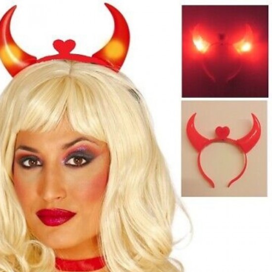 LED Matu stīpiņa, HALLOWEEN,- velna ragi