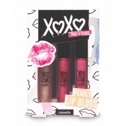 Блеск для губ CASUELLE, XoXo, - 3 шт. Блеск для губ CASUELLE, XoXo, - 3 шт.