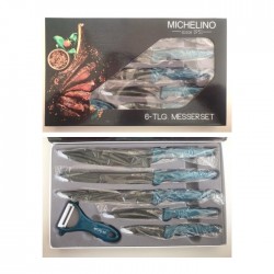 Nažu komplekts, MICHELINO, 6gab, - zili Nažu komplekts, MICHELINO, 6gab, - zili