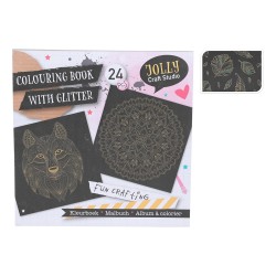 Krāsojamā grāmata ar spīdumiem JOLLY Craft Studio Krāsojamā grāmata ar spīdumiem JOLLY Craft Studio