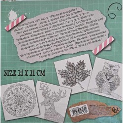 Krāsojamā gramata GLITTER JOLLY Craft Studio Krāsojamā gramata GLITTER JOLLY Craft Studio