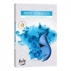 Tējas sveces, AURA, Anti tabacco,- 6 gab Tējas sveces, AURA, Anti tabacco,- 6 gab