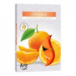 Tējas sveces, AURA, 6 gab,- apelsīnu Tējas sveces, AURA, 6 gab,- apelsīnu