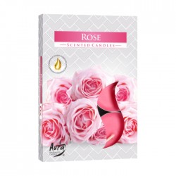Tējas sveces AURA, 6 gab, - rozes Tējas sveces AURA, 6 gab, - rozes