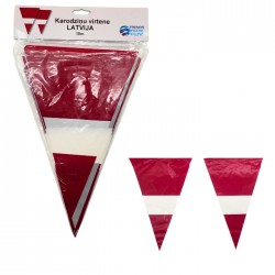 Karodziņu virtene, 10m. LATVIJA Karodziņu virtene, 10m. LATVIJA