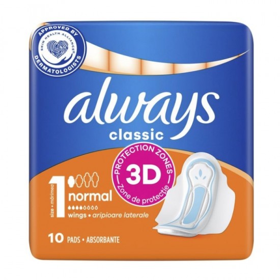 Higiēnas paketes, ALWAYS, 10 gab, - Normal