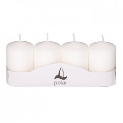 Adventes sveces, POLAR,4 gab,- Baltas Adventes sveces, POLAR,4 gab,- Baltas