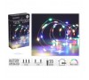 Lampiņu virtene uz batarijām, 20LED,- multicolor