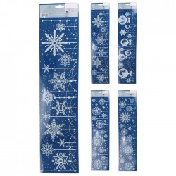 Наклейки на окна, NY, — белые снежинки Наклейки на окна, NY, — белые снежинки