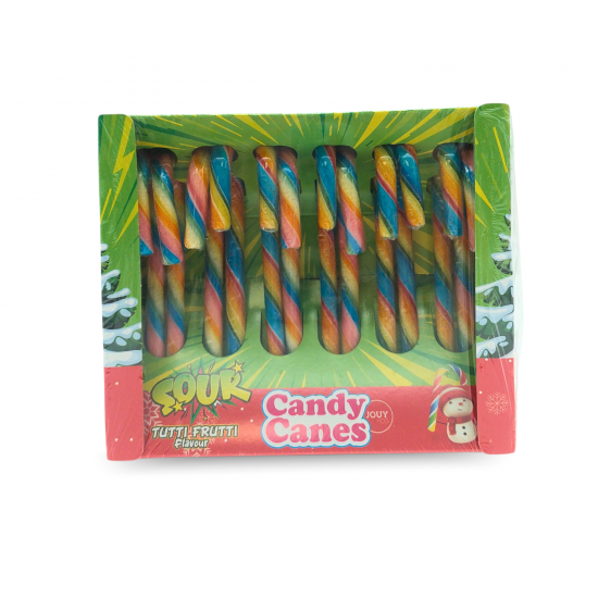 Karameļu spieķīši GREETING 144g – TUTTI FRUTTI - skābas