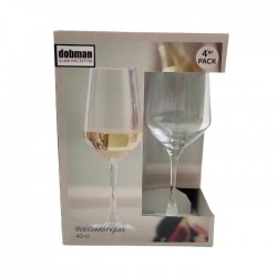 Vīna glāžu komplekts, DOBMAN,- baltvīnam