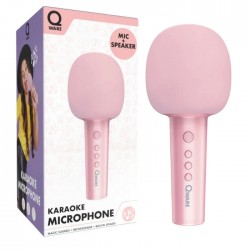 Karaoke mikrofons, QWARE,- rozā