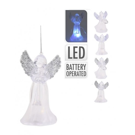 Елочное украшение - LED ANGEL 11 см