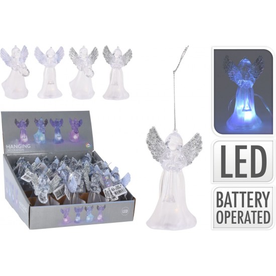 Елочное украшение - LED ANGEL 11 см