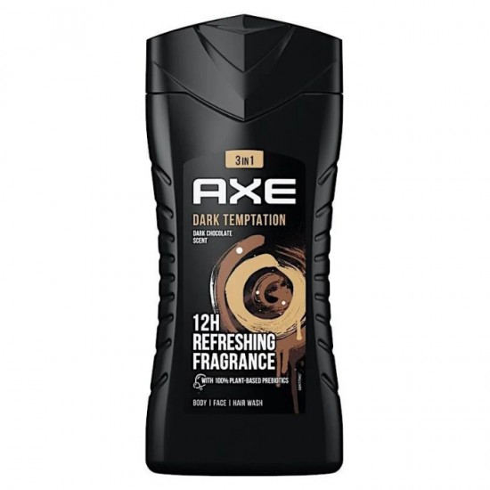 Гель для душа, 3в1, AXE, 250мл - Dark Temptation