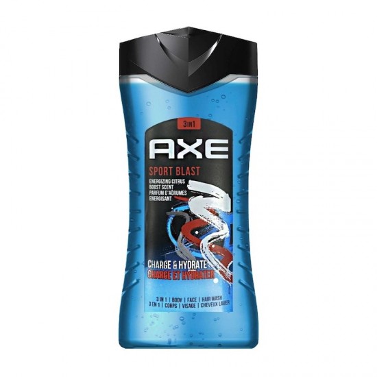 Dušas gels, 3in1,  AXE,  250ml - Sport Blast