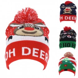 Светодиодная новогодняя шапка, разные дизайны Светодиодная новогодняя шапка, разные дизайны