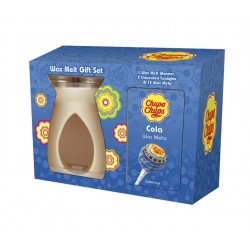 Kūstošais vasks + svečturis CHUPA CHUPS - Cola Kūstošais vasks + svečturis CHUPA CHUPS - Cola