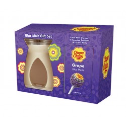 Kūstošais vasks + svečturis CHUPA CHUPS - Grape Kūstošais vasks + svečturis CHUPA CHUPS - Grape