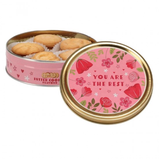 Cepumi sviesta metālā kastītē,HEART, 114g - YOU ARE THE BEST