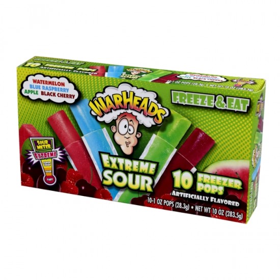 Saldējamās nūjiņas, WARHEADS, - 283 5g