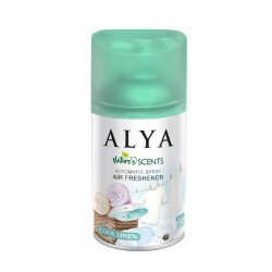 Gaisa atsvaidzinātāja rezerves kārtridžs, ALYA, 250 ml, - Svaigi izmazgāta veļa Gaisa atsvaidzinātāja rezerves kārtridžs, ALYA, 250 ml, - Svaigi izmazgāta veļa