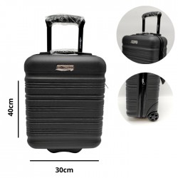 Ceļojumu koferis , LEONARDO,- melns Ceļojumu koferis , LEONARDO,- melns