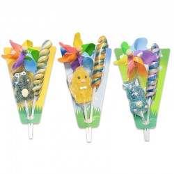 Salds dāvanu komplekts SWEET FUN 80g- ar rotaļlietu.