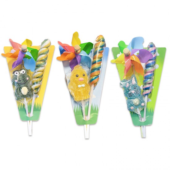 Salds dāvanu komplekts SWEET FUN 80g- ar rotaļlietu.