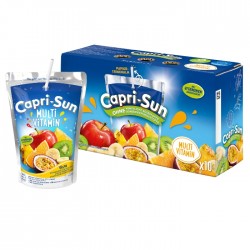Sulas dzēriens CAPRI SUN, 10gab x 200ml,- Multivitamīns Sulas dzēriens CAPRI SUN, 10gab x 200ml,- Multivitamīns