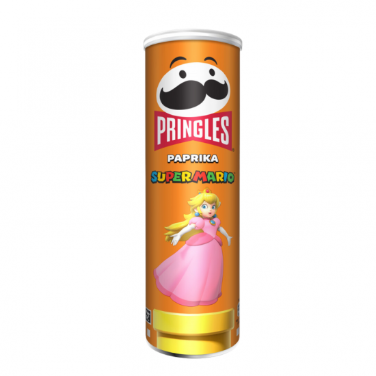 Pringles čipsi kartupeļu 165g - PAPRIKA SUPER MARIO Pringles čipsi kartupeļu 165g - PAPRIKA SUPER MARIO