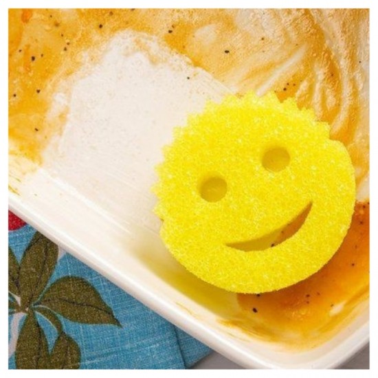 Губка чистящая Scrub Daddy желтая, 1 шт.