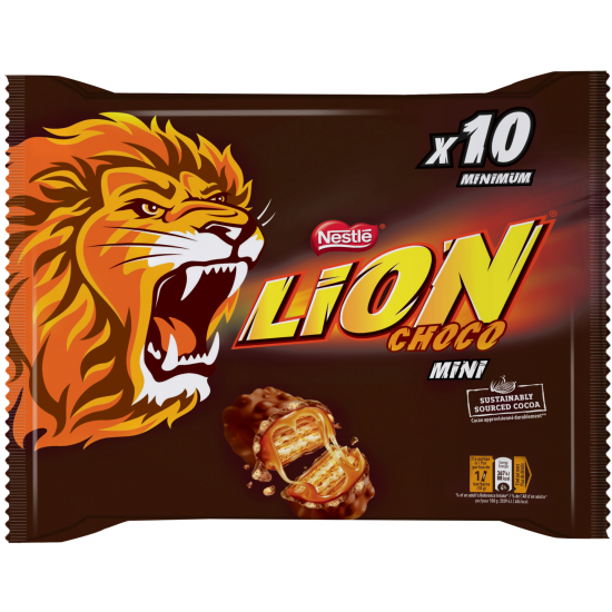 Šokolādes batoniņi MINIS 198g - LION Šokolādes batoniņi MINIS 198g - LION