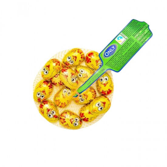 Šokolādes konfektes tīkliņā, EASTER, 84g,- cālīši