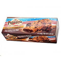 Choco chip cepumi ar kakao krēma pildījumu 130g