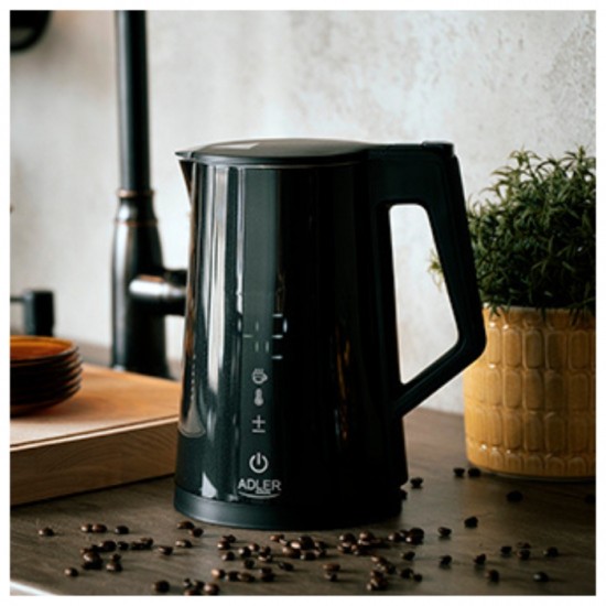 Elektriskā tējkanna ADLER 1.7L - melna Elektriskā tējkanna ADLER 1.7L - melna