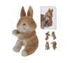 Dekoratīva figūra EASTER 8CM - zaķis  puķu podam