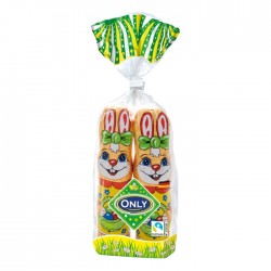 Piena šokolādes figūriņas,EASTER 2x60=100g - zaķi