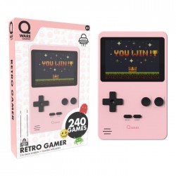 Elektroniskā spēle RETRO GAMES - rozā