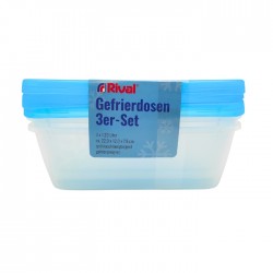 Pārtikas uzglabāšanas kastīties, RIVAL, 3x1.2L Pārtikas uzglabāšanas kastīties, RIVAL, 3x1.2L