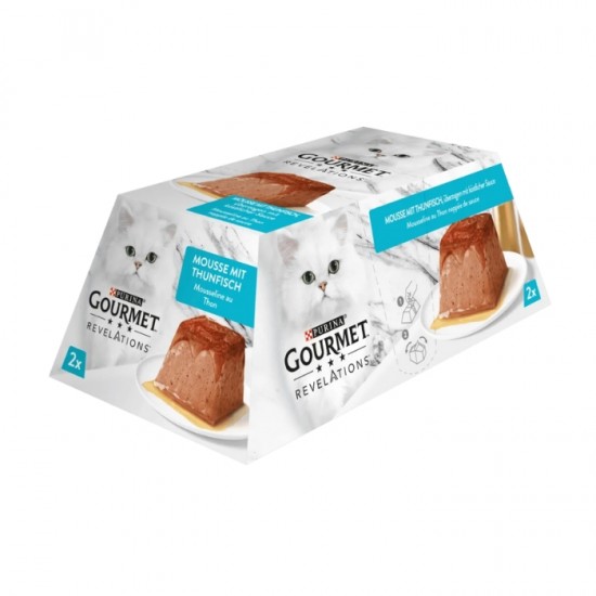 Kaķu pastete PURINA GOURMET 2x57g=114g - tuncis Kaķu pastete PURINA GOURMET 2x57g=114g - tuncis