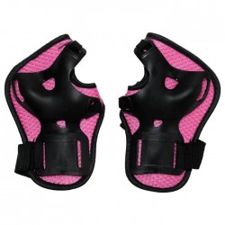 Elkoņu un ceļu aizsargi STREET RIDER 6gab - roza