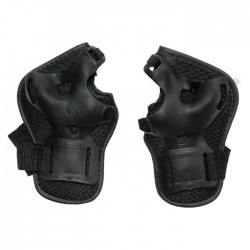 Elkoņu un ceļu aizsargi STREET RIDER 6gab - melnie