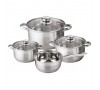 Nerūsējošā tērauda katlu komplekts MICHELINO,- 7gab