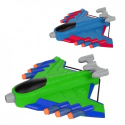 Rotaļu lidmašīna ar putu lodēm