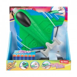 Rotaļu lidmašīna ar putu lodēm Rotaļu lidmašīna ar putu lodēm