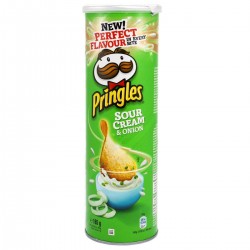 Чипсы со вкусом сметаны и лука Pringles 165г Чипсы со вкусом сметаны и лука Pringles 165г