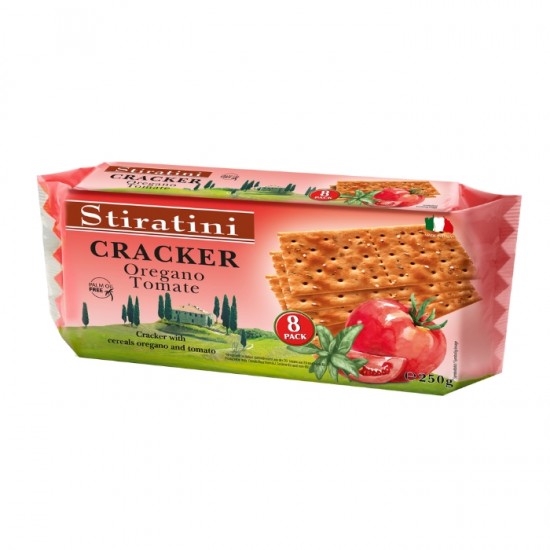 Krekeri STIRATINI 250g - oregano/tomato