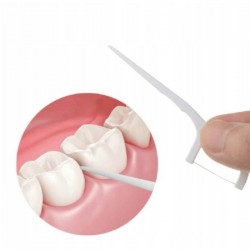 Зубочистки с зубной нитью 2в1 50шт.